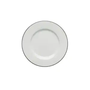 JENNA CLIFFORD - Premium Porcelain Side Plate With Black Band