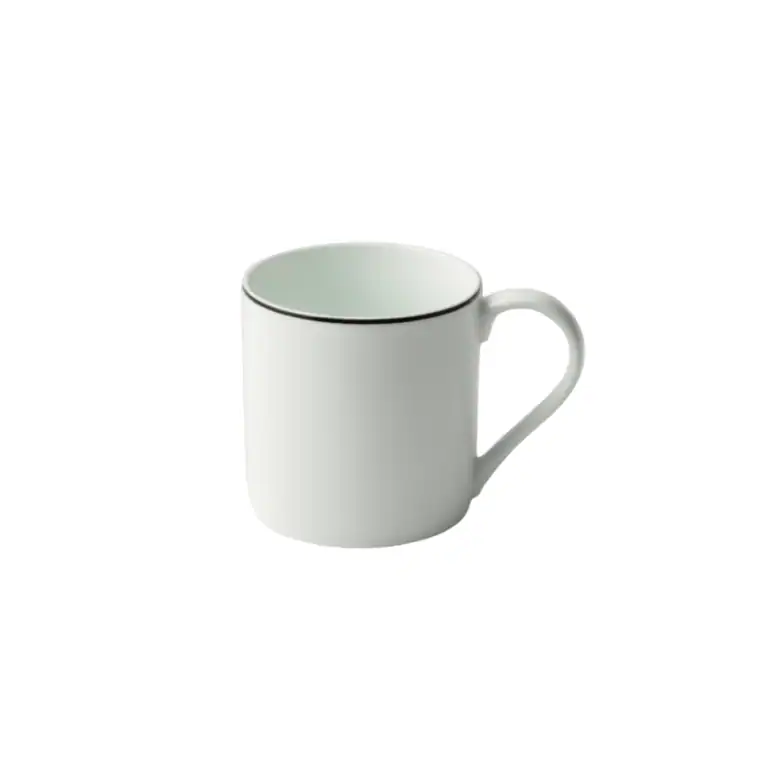 JENNA CLIFFORD - Premium Porcelain Mug With Black Band