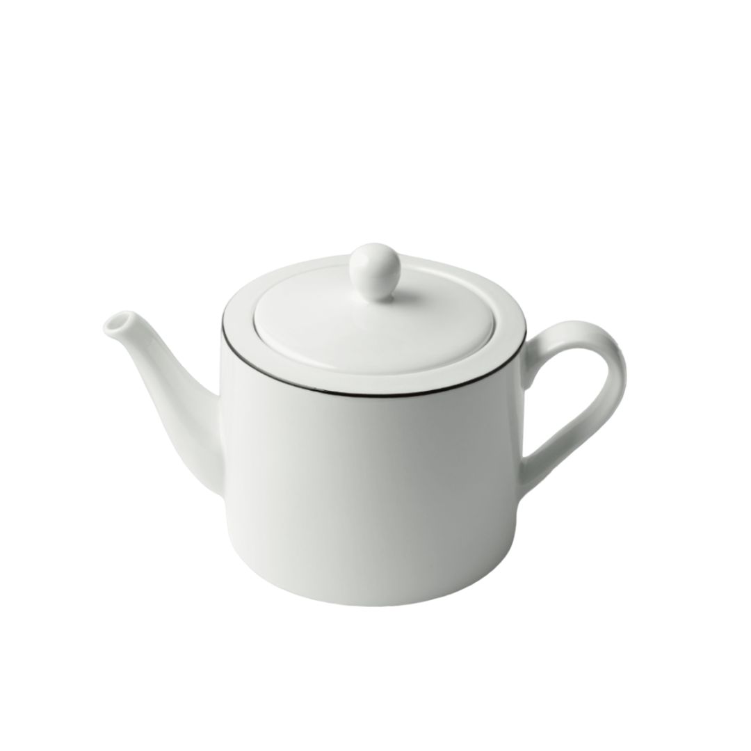 Jenna Clifford Ivory Noir Teapot 1200ml JC-7384