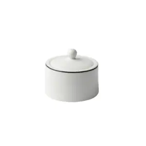 JENNA CLIFFORD - Premium Porcelain Sugar Pot With Black Band