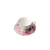 Wavy Rose Cup & Saucer In Gift Box