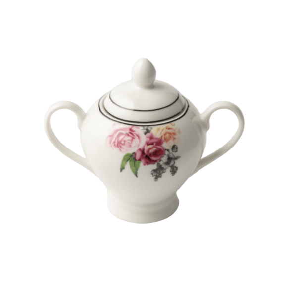 JENNA CLIFFORD - Wavy Rose Sugar Pot