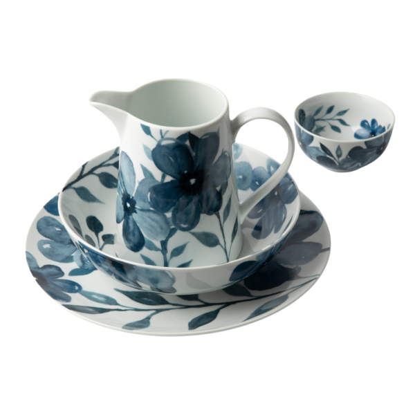 Blue Floral Nibble Bowl