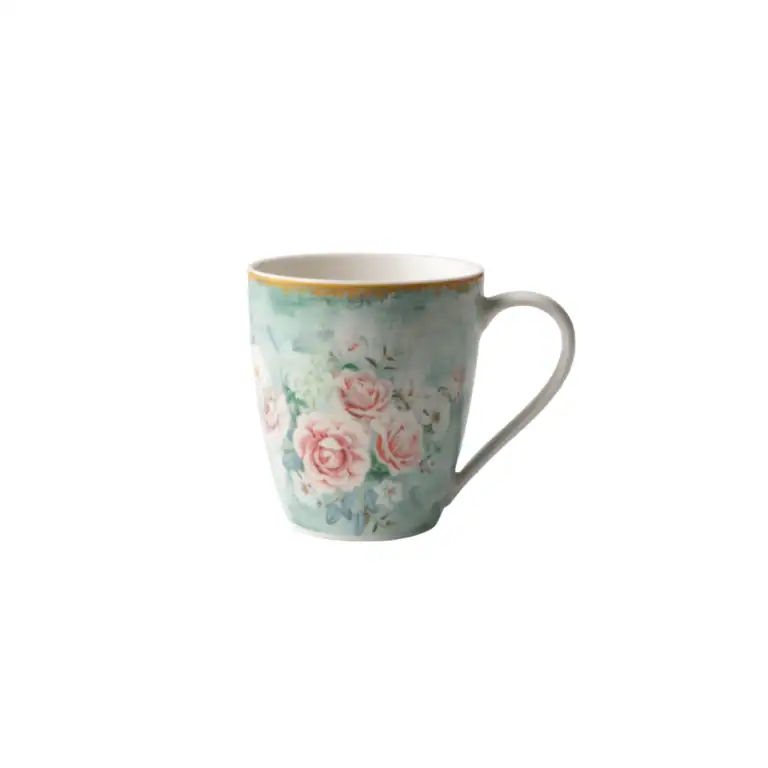 JENNA CLIFFORD - Green Floral Mug