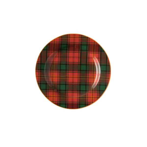 JENNA CLIFFORD - Red Tartan Side Plate