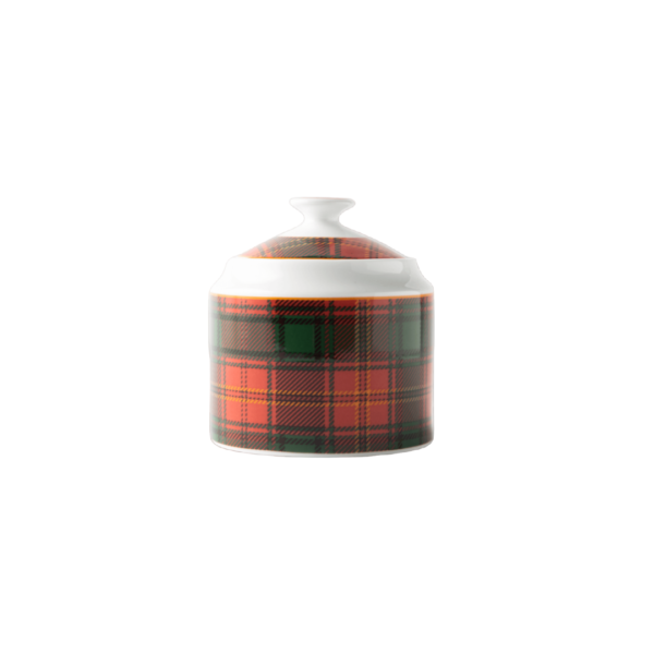 JENNA CLIFFORD - Red Tartan Sugar Pot