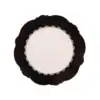JENNA CLIFFORD - Black Rose Dinner Plate Set of 4