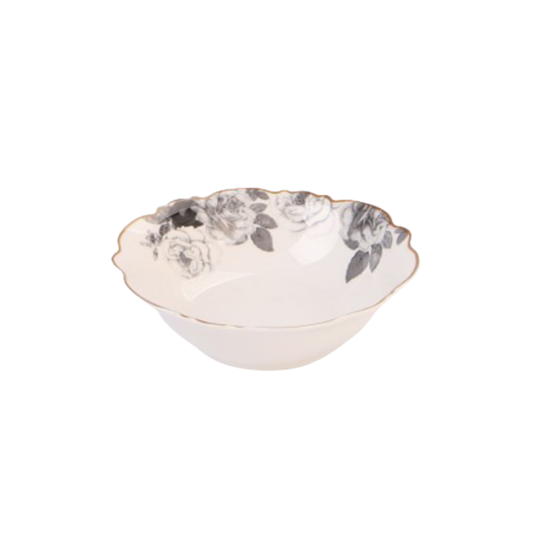 JENNA CLIFFORD - Black Rose Cereal Bowl Set of 4