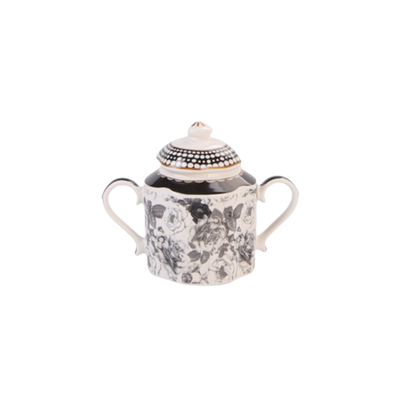 JENNA CLIFFORD - Black Rose Sugar Pot