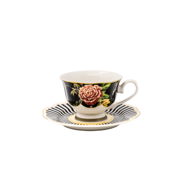 JENNA CLIFFORD - Botanica Rose Cup & Saucer