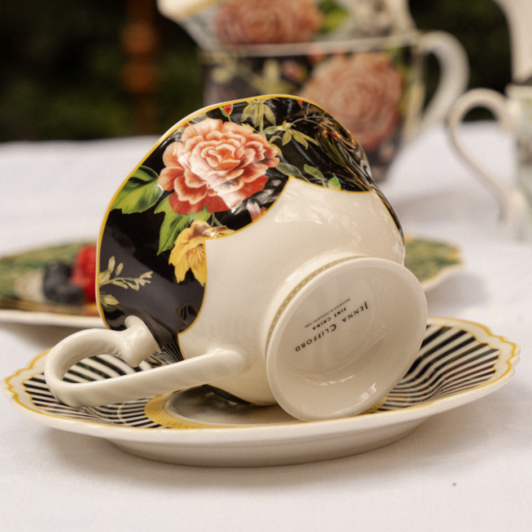 JENNA CLIFFORD - Botanica Rose Cup & Saucer