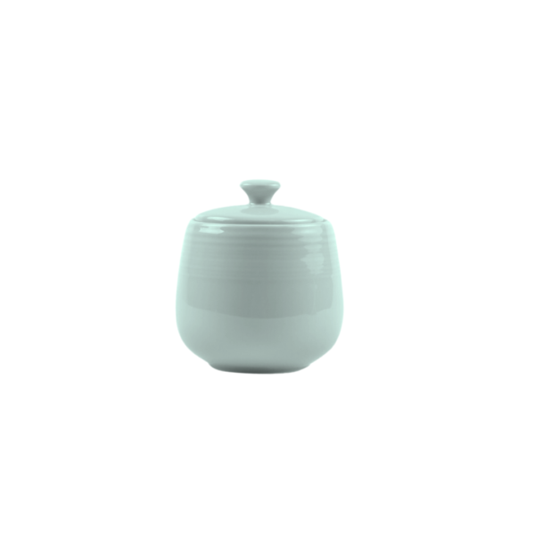 JENNA CLIFFORD - Embossed Lines Sugar Pot (choose from 2 colours)