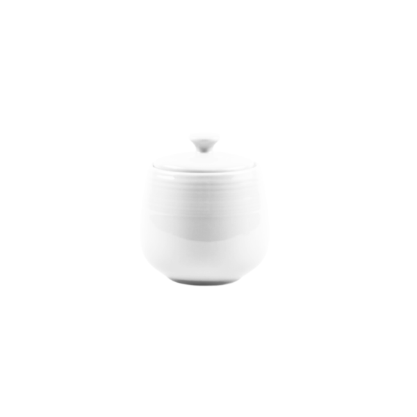 JENNA CLIFFORD - Embossed Lines Sugar Pot (choose from 2 colours)