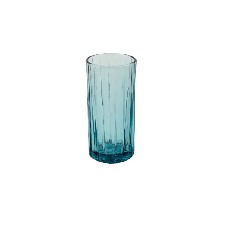 JENNA CLIFFORD - Hand Pressed Hi Ball Glass Set of 4 (Choose from 3 Colours)