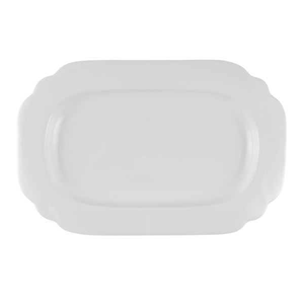 JAN - White Oval Platter