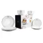 JAN - Gold Rimmed 12pce Dinner Set in a Gift Box