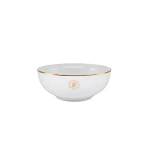 JAN - Gold Rimmed Cereal Bowl