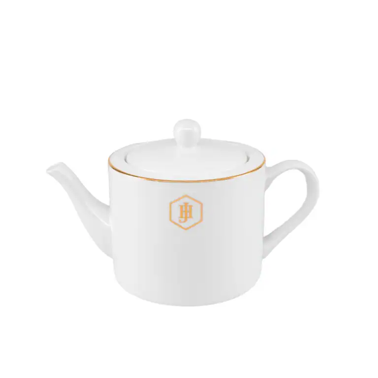 JAN - Gold Rimmed Teapot