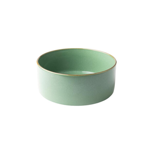 Flat Stackable Salad Bowl Green