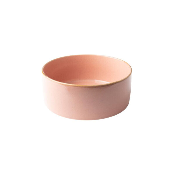 Flat Stackable Salad Bowl Pink