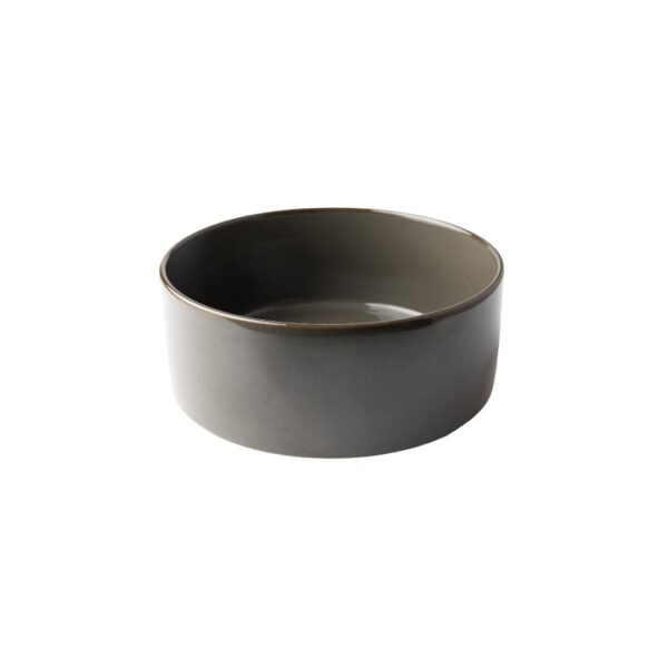 Flat Stackable Salad Bowl Grey