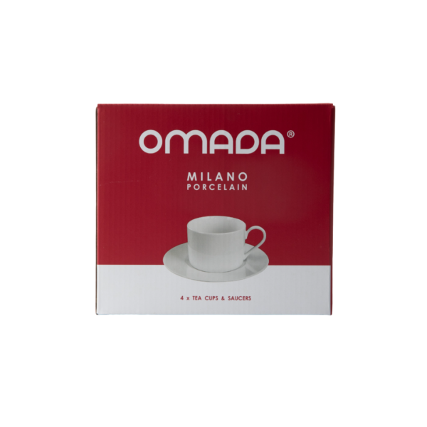 OMADA - Maxim Cup & Saucer 4pce in gift box (Choose from 3 Colours)