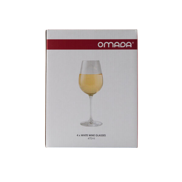 OMADA - White Wine Glass Set of 4