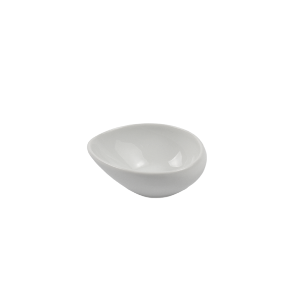 OMADA - Irregular Plate with 4 Bowls White