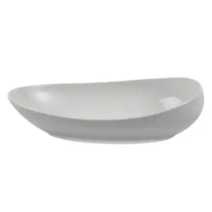OMADA - Irregular Oval Plate 29.8cm White