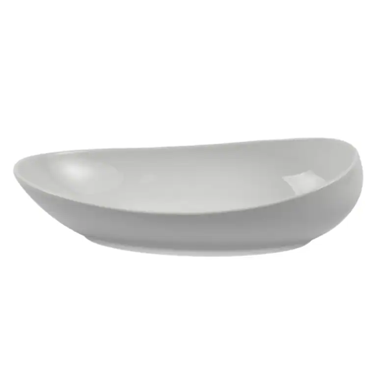 OMADA - Irregular Oval Plate 29.8cm White