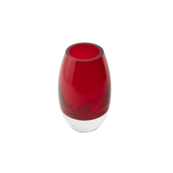 KROSNO - Red Vase Extra Small 18cm