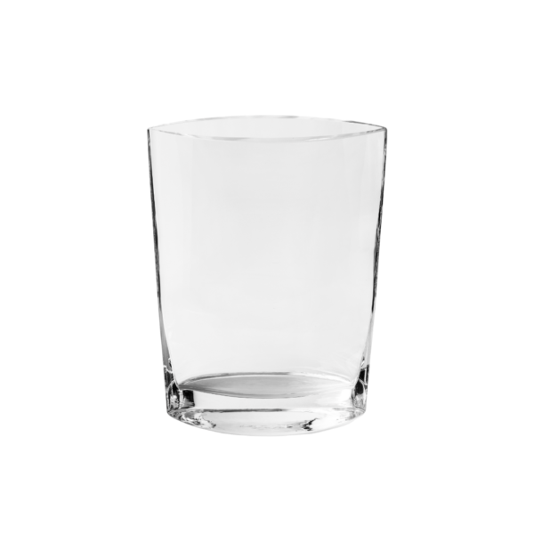 KROSNO - Clear Vase Large Oval 28cm