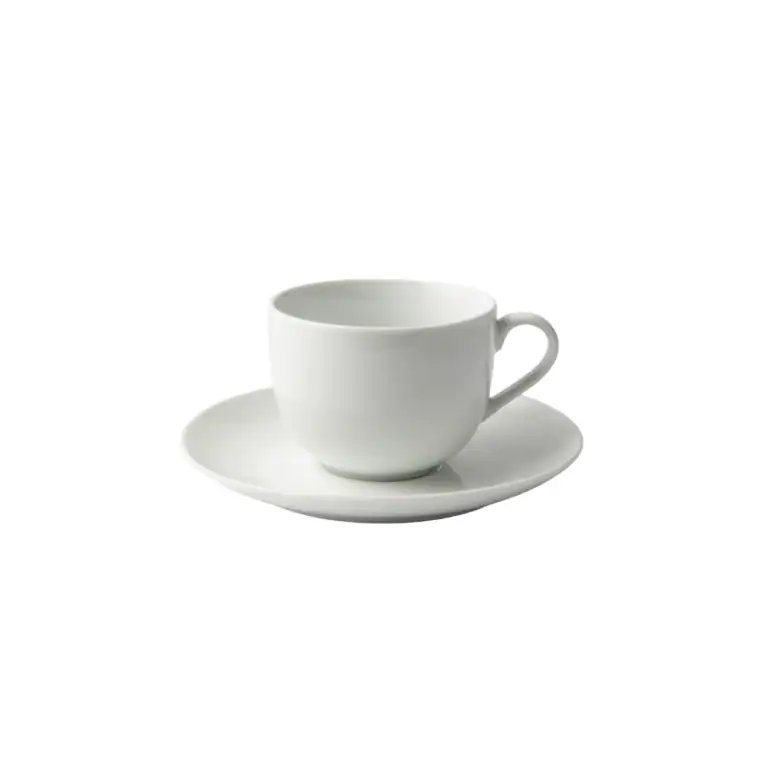 GALATEO - Super White Coupe Cup & Saucer