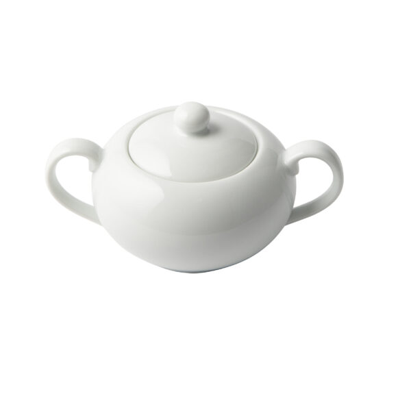 GALATEO - Super White Coupe Sugar Pot