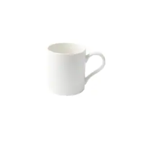 GALATEO - Semi-Matt & Glossy Porcelain White Mug