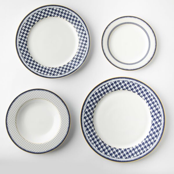 GALATEO - Blue Check Side Plate