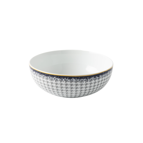 GALATEO - Blue Check Salad Bowl