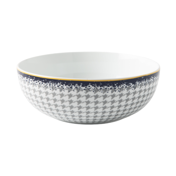 GALATEO - Blue Check Salad Bowl