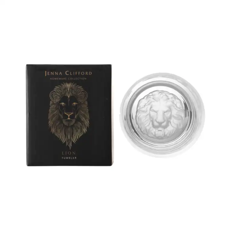 JENNA CLIFFORD - Frosted Lion Whisky Glass