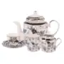 JENNA CLIFFORD - Black Rose Tea Set of 4