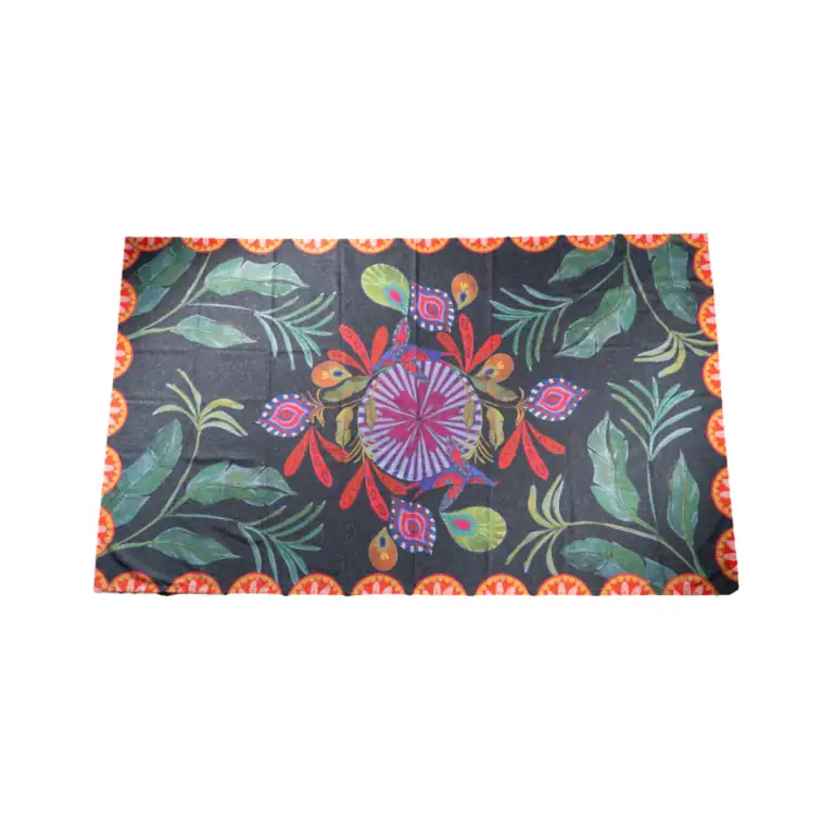 OLIVIA - Tablecloth Blue Bo-Ho Birds