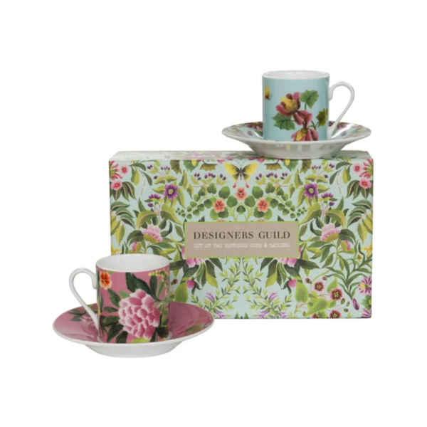 DESIGNERS GUILD - Ikebana Espresso Cup & Saucer Set of 2