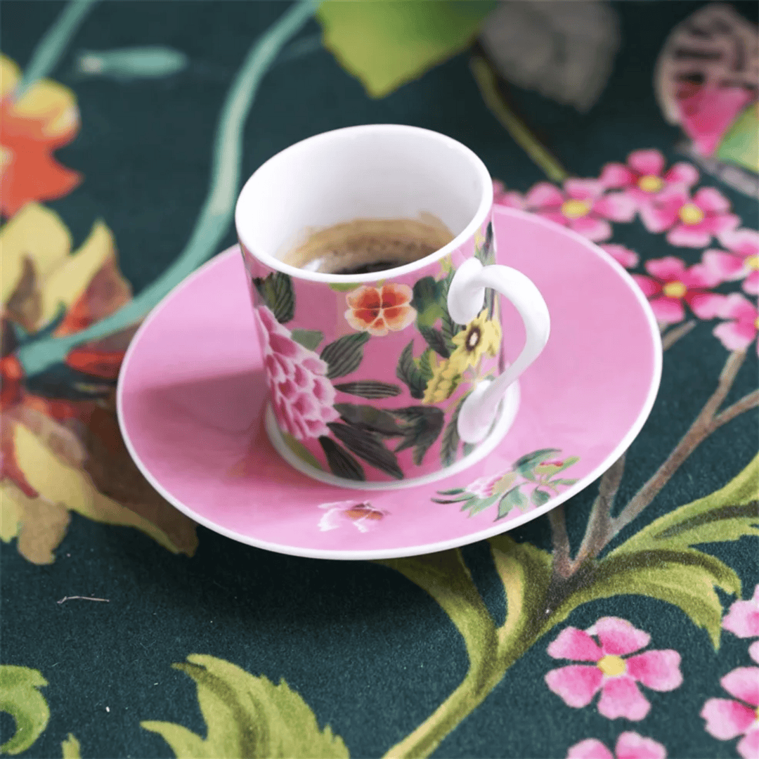 DESIGNERS GUILD - Ikebana Espresso Cup & Saucer Set of 2