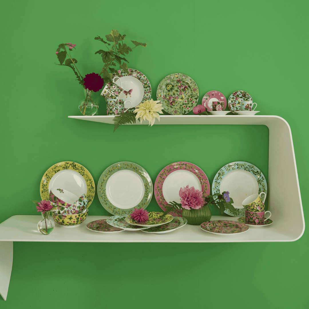 DESIGNERS GUILD - Ikebana Espresso Cup & Saucer Set of 2