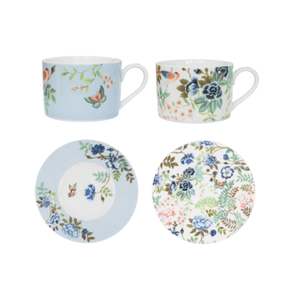 DESIGNERS GUILD - Porcelain de Chine Cup & Saucer Set of 2