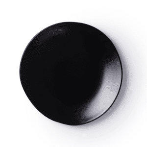 JAN - Noir et Noir Dinner Plate
