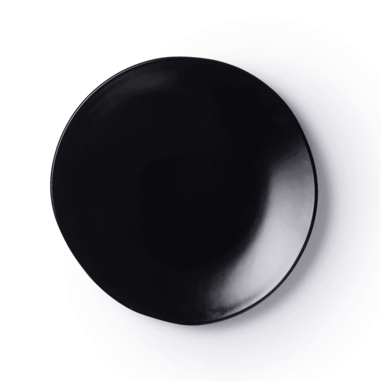 JAN - Noir et Noir Dinner Plate