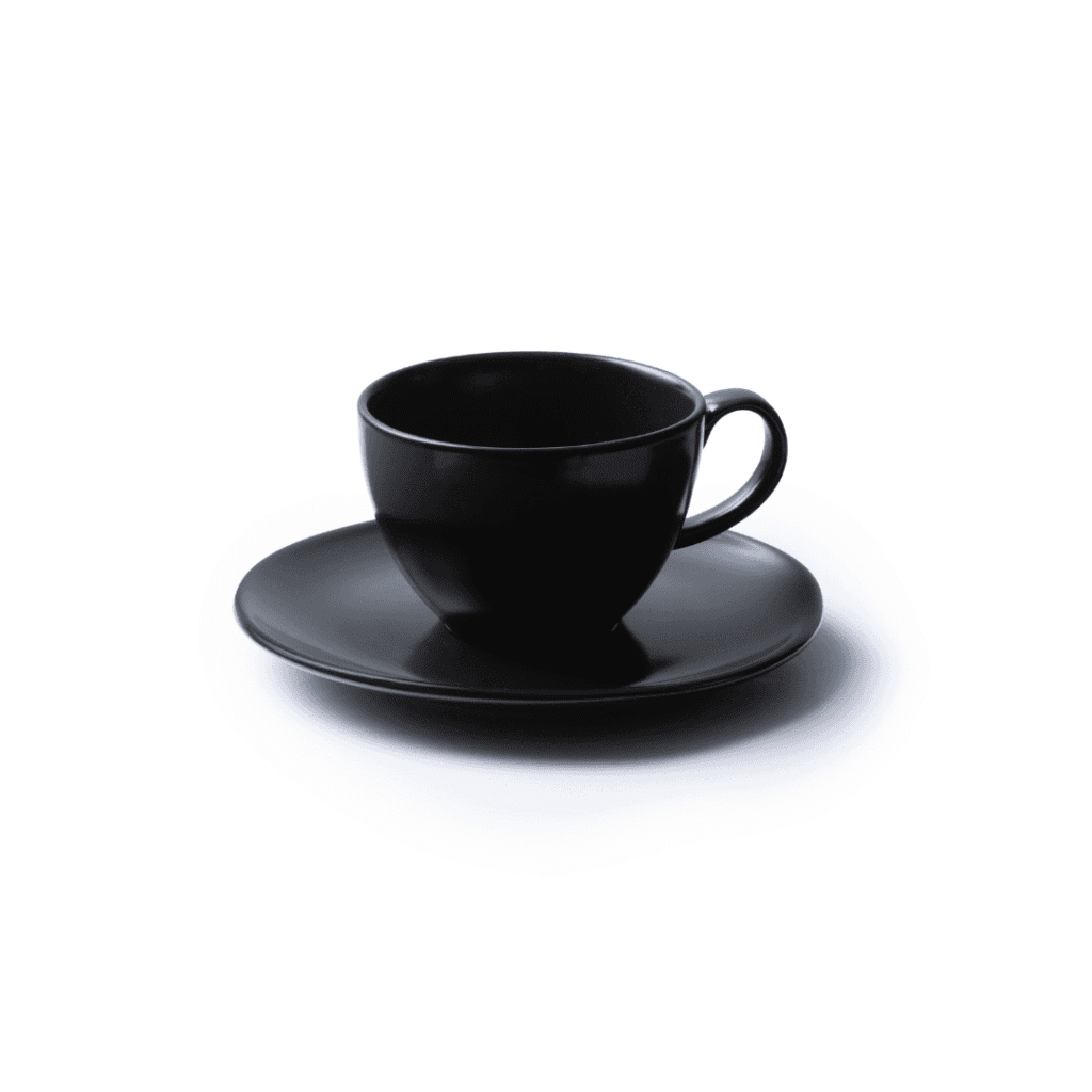 JAN - Noir et Noir Cup & Saucer