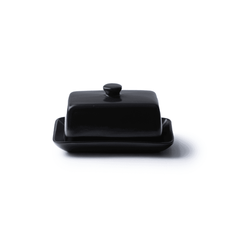 JAN - Noir et Noir Butter Dish