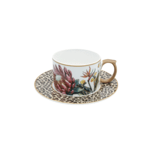 JENNA CLIFFORD - Wild Bloom Cup & Saucer Set of 4